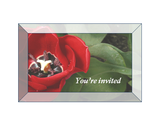 Party Invitation (floral Design)