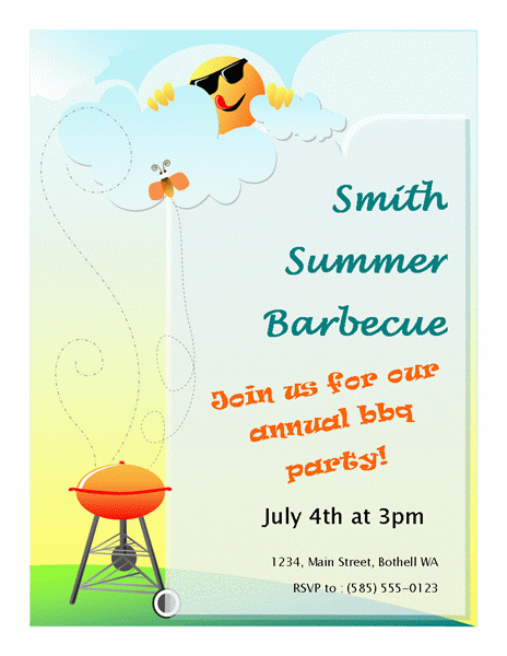 Summer Barbeque Flyer