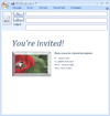 E-mail Party Invitation (floral Design)